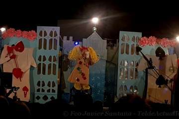 Drag Arush, reinona de las fiestas de Ayatima de Marzagán (Foto Francisco J. Santana)
